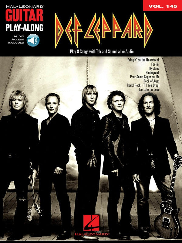 Hal Leonard Guitar Play-Along Vol. 145 Def Leppard