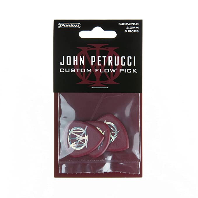 Dunlop Artist Series | John Petrucci Flow® Pick Oxblood 2.0mm | 3-Pack