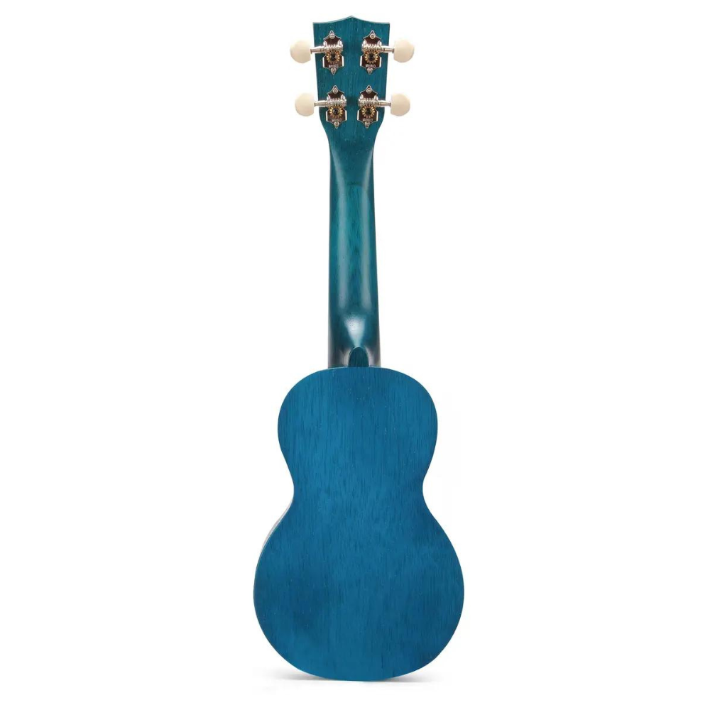 Mahalo Kahiko Series | Soprano Ukulele | Transparent Blue