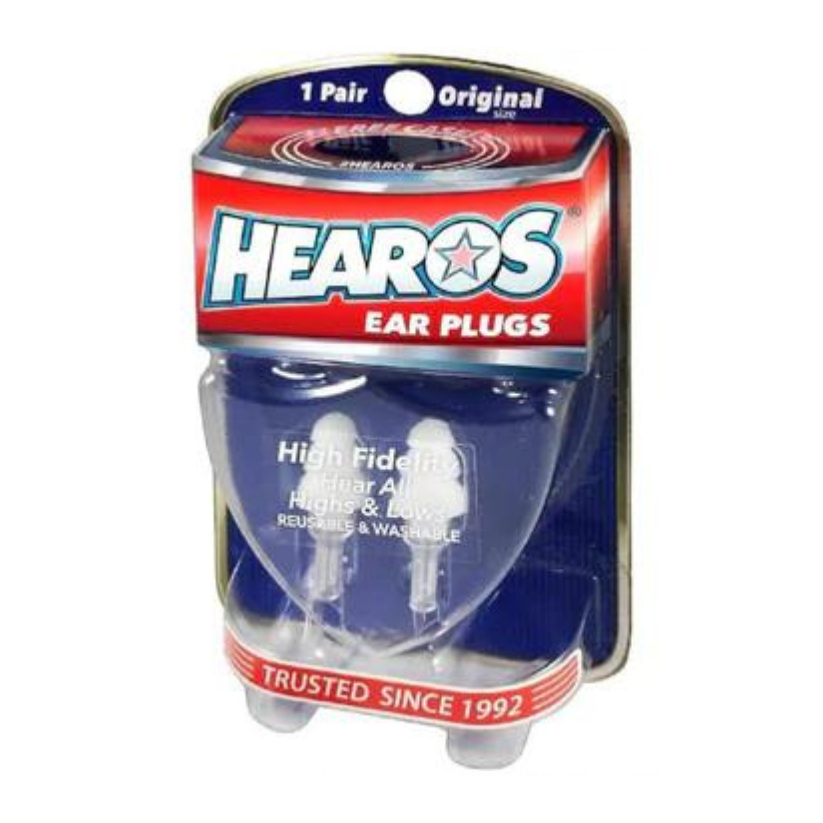 Hearos High Fidelity Series Ear Plugs | 1 Pair