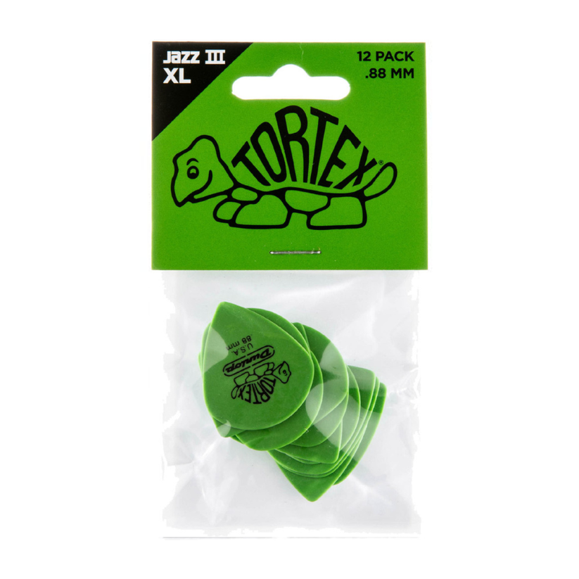 Dunlop Player's Pack | Tortex® Jazz III XL Pick .88mm | 12-Pack