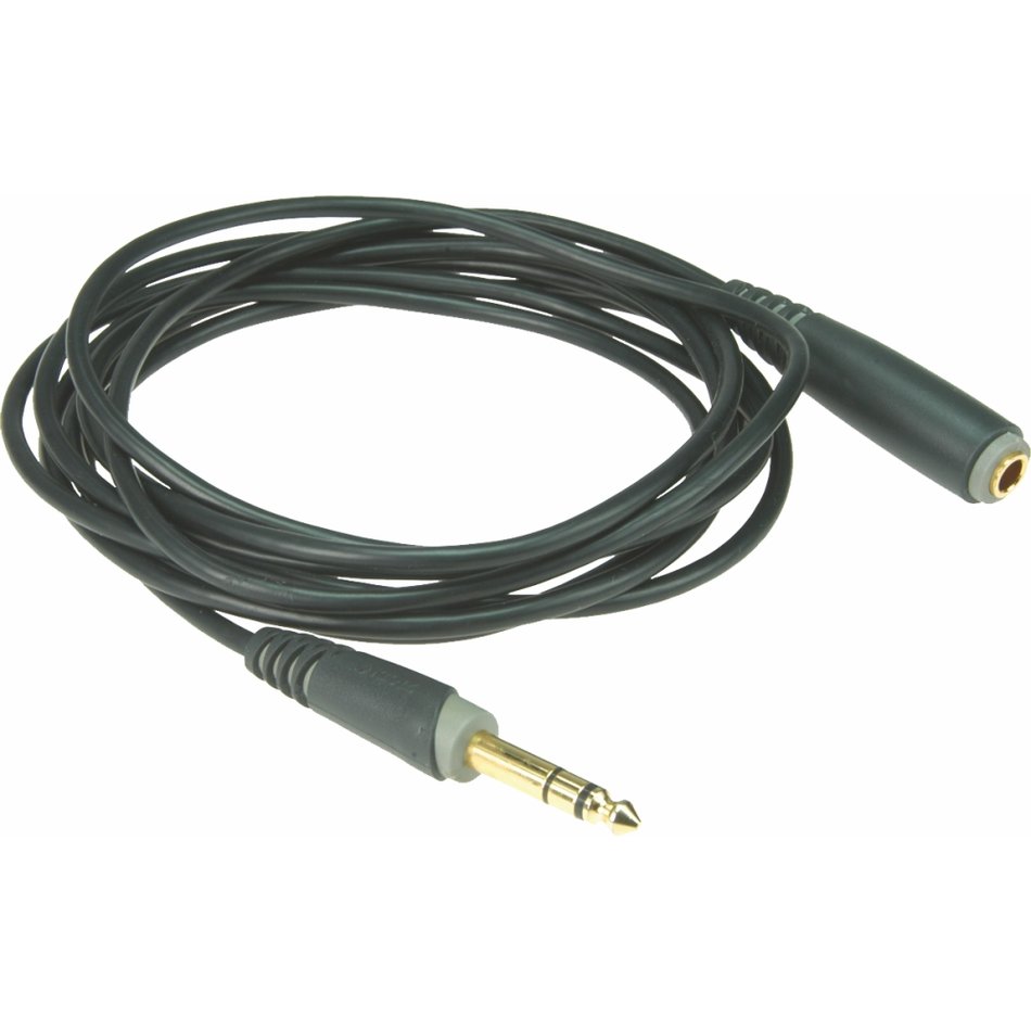 003 MTR EXTENSION CABLE BLACK M/JACK STEREO-F/JA