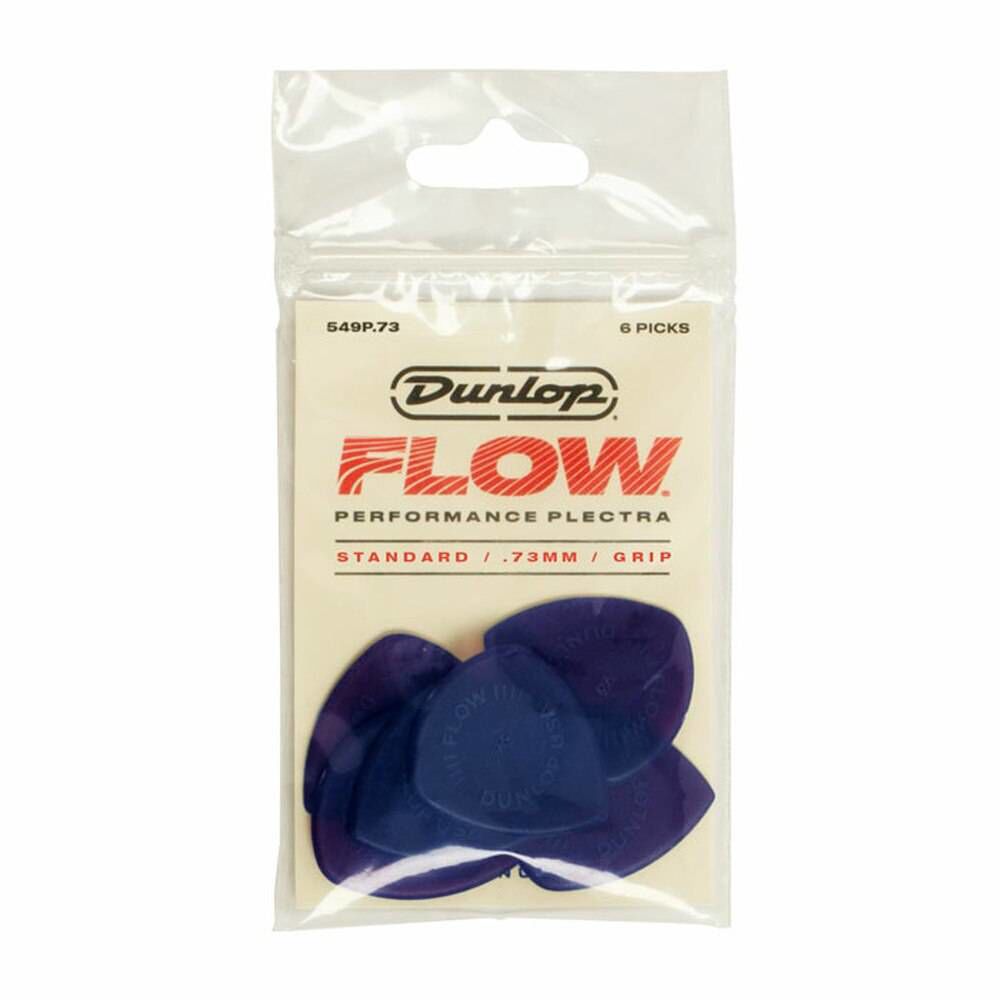 Dunlop Player's Pack | Flow® Standard Pick With Grip .73mm | 6-pack