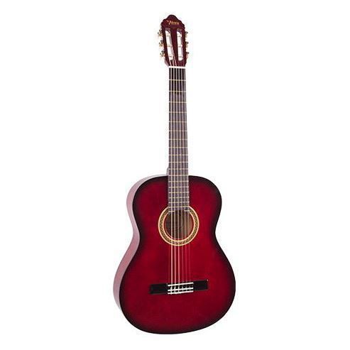 Valencia VC101RDS 100 Series | 1/4 Size Classical Guitar | Red Sunburst