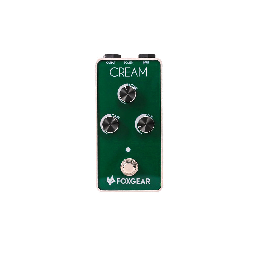 Foxgear Cream Vintage Overdrive Effects Pedal