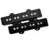 DiMarzio DIMC72 Pre-Wired Jazz Bass Setup Blk/Wh/Blk Std