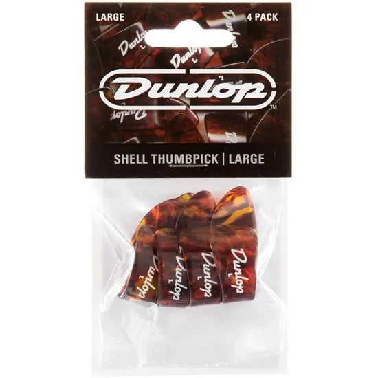 Dunlop Thumb Picks | 4-Pack | Large Shell