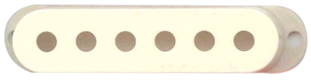 DiMarzio Pickup Cover Large Single Coil Size Aged White