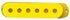 DiMarzio Pickup Cover Yellow For Large Single Coil