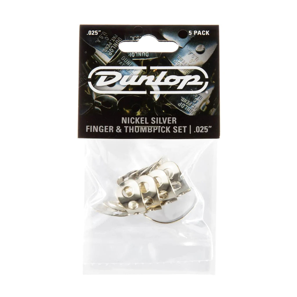 Dunlop Finger & Thumb Picks | .025 | Nicel Silver