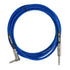 Dimarzio 10Ft Pro Guitar Cable - Straight To Right Angle Electric Blue