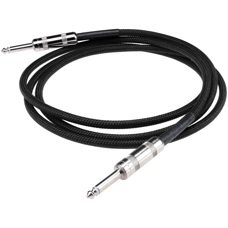 Dimarzio EP1706 10Ft Pro Guitar Cable - Straight To Straight Black