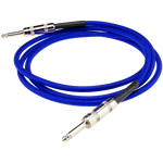 Dimarzio EP1706 10Ft Pro Guitar Cable - Straight To Straight Electric Blue