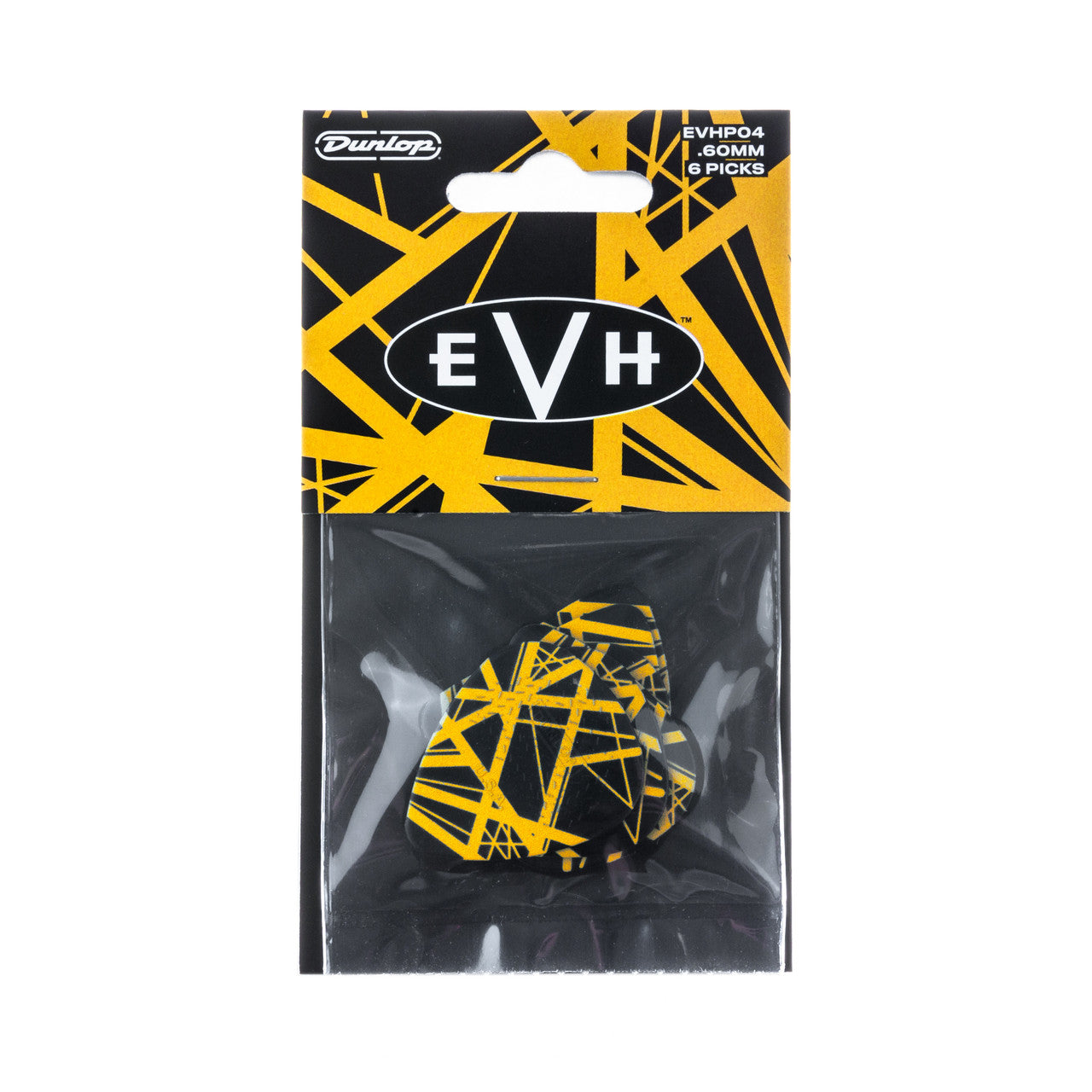 Dunlop Artist Series | EVH® Bumblebee Pick .60mm | 6-Pack