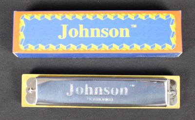 Johnson 16 Hole Nickel Plated Harmonica | Key of C