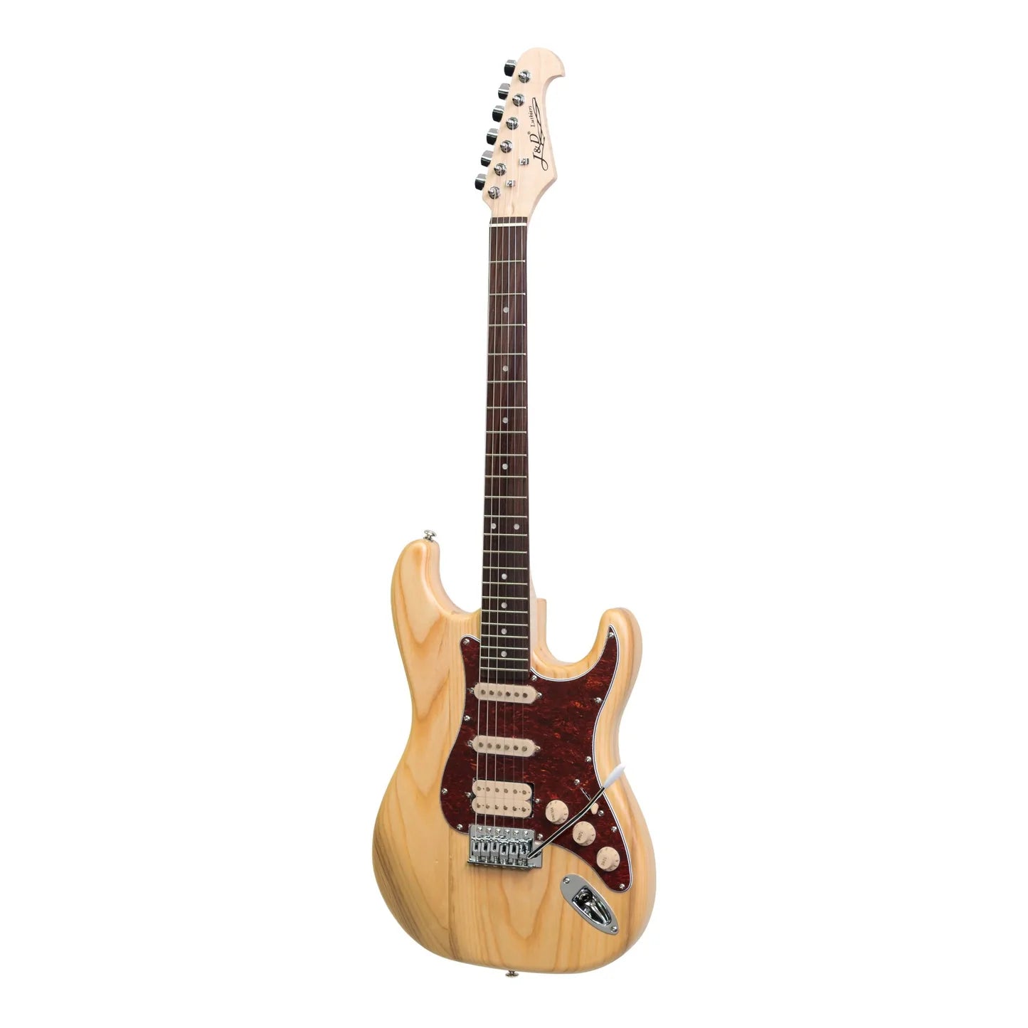 J&D Luthiers | HSS ST-Style Electric Guitar | Natural