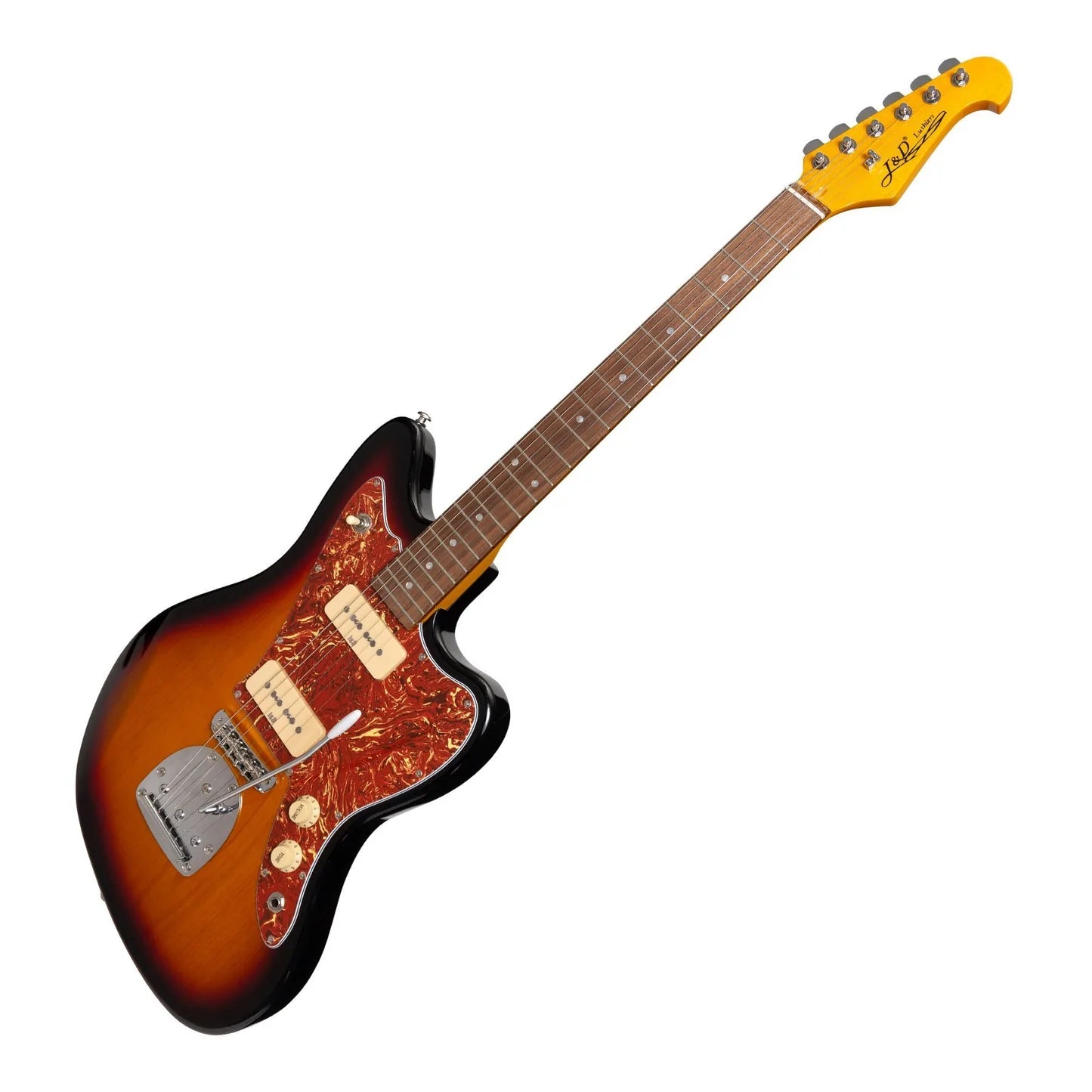 J&D Luthiers JM-Style Electric Guitar | Tobacco Sunburst