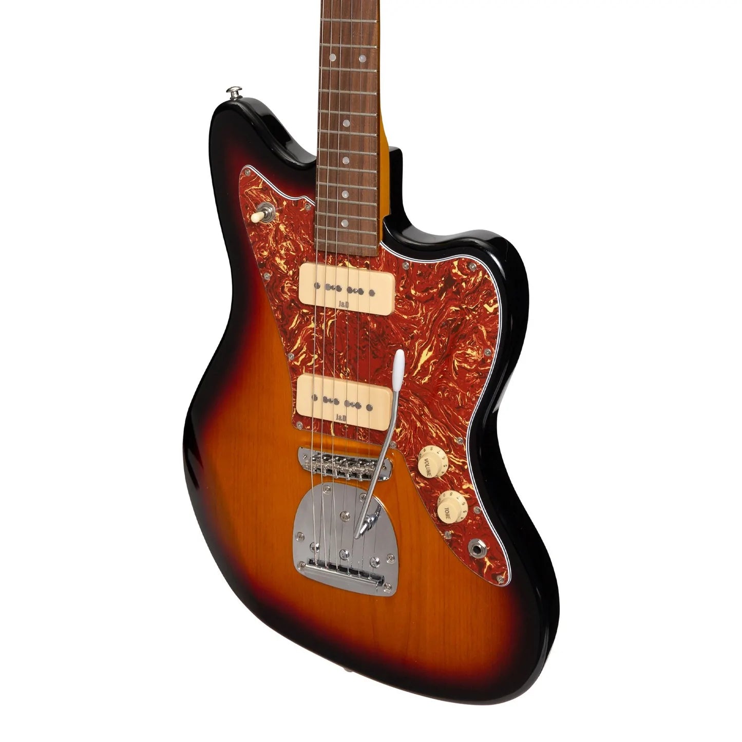 J&D Luthiers JM-Style Electric Guitar | Tobacco Sunburst