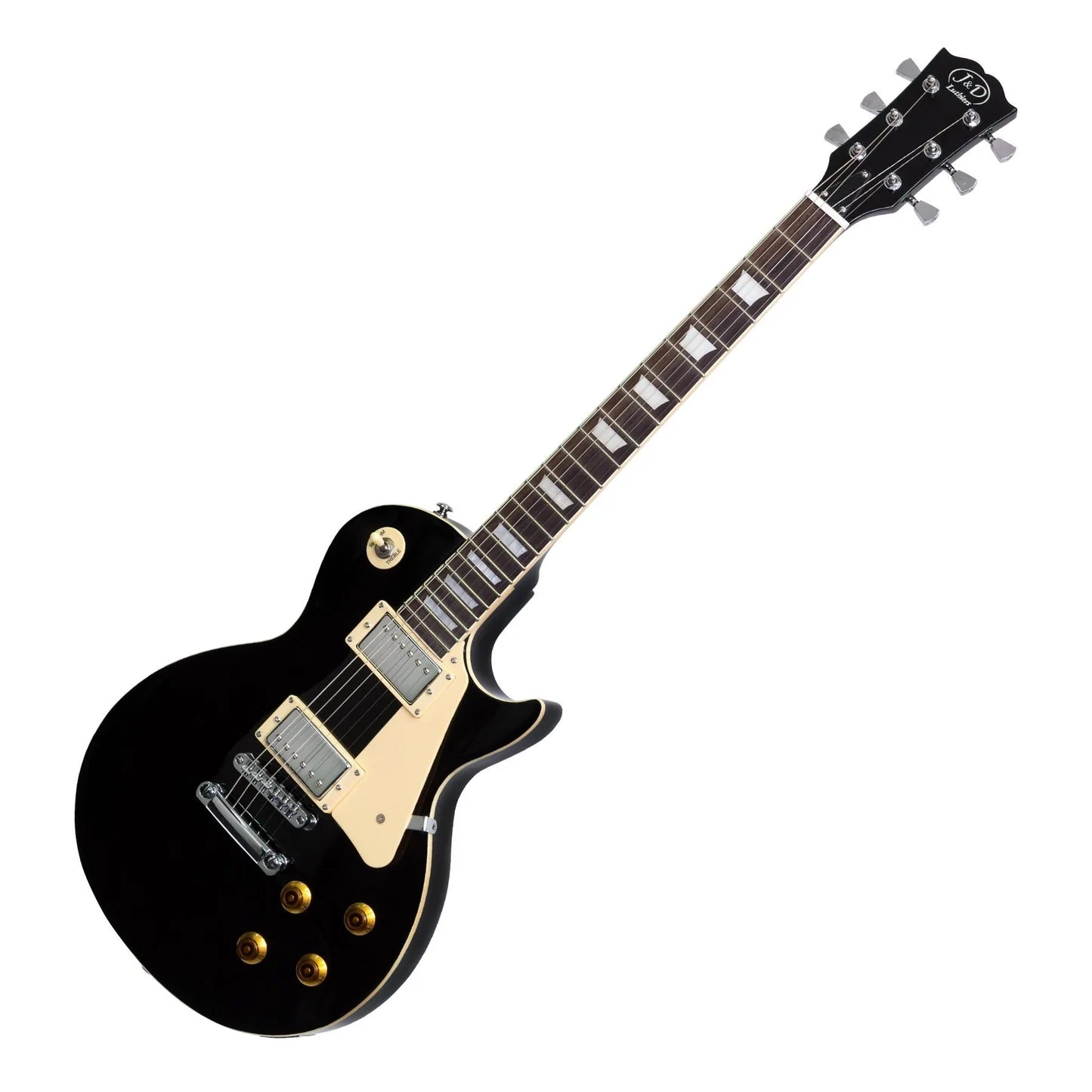 J&D Luthiers | LP-Style Electric Guitar | Black