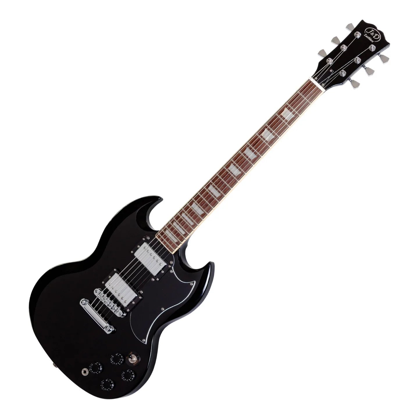 J&D Luthiers SG-Style Electric Guitar | Black