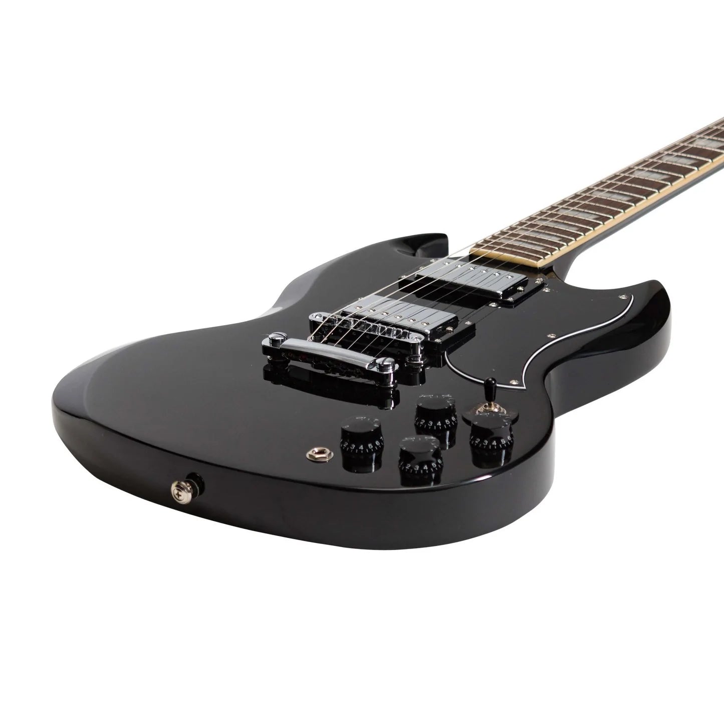 J&D Luthiers SG-Style Electric Guitar | Black