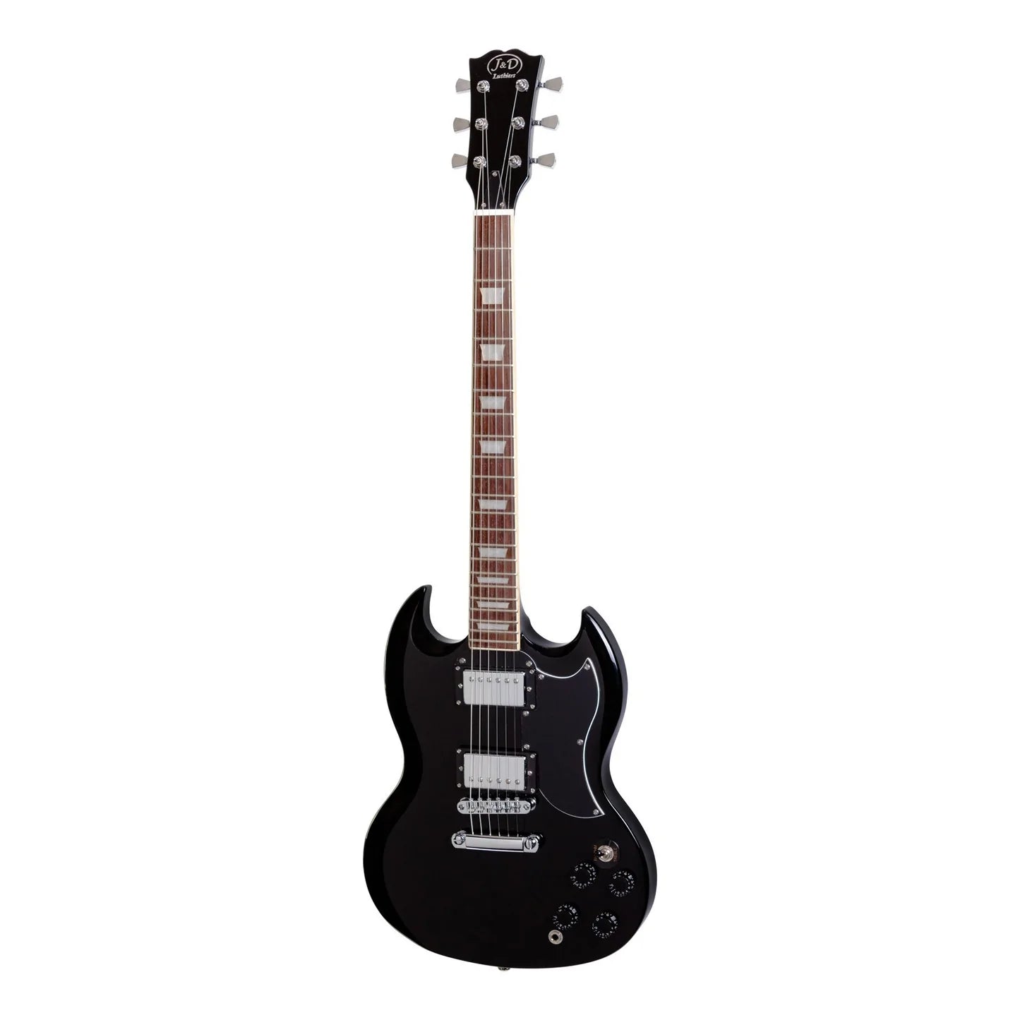 J&D Luthiers SG-Style Electric Guitar | Black