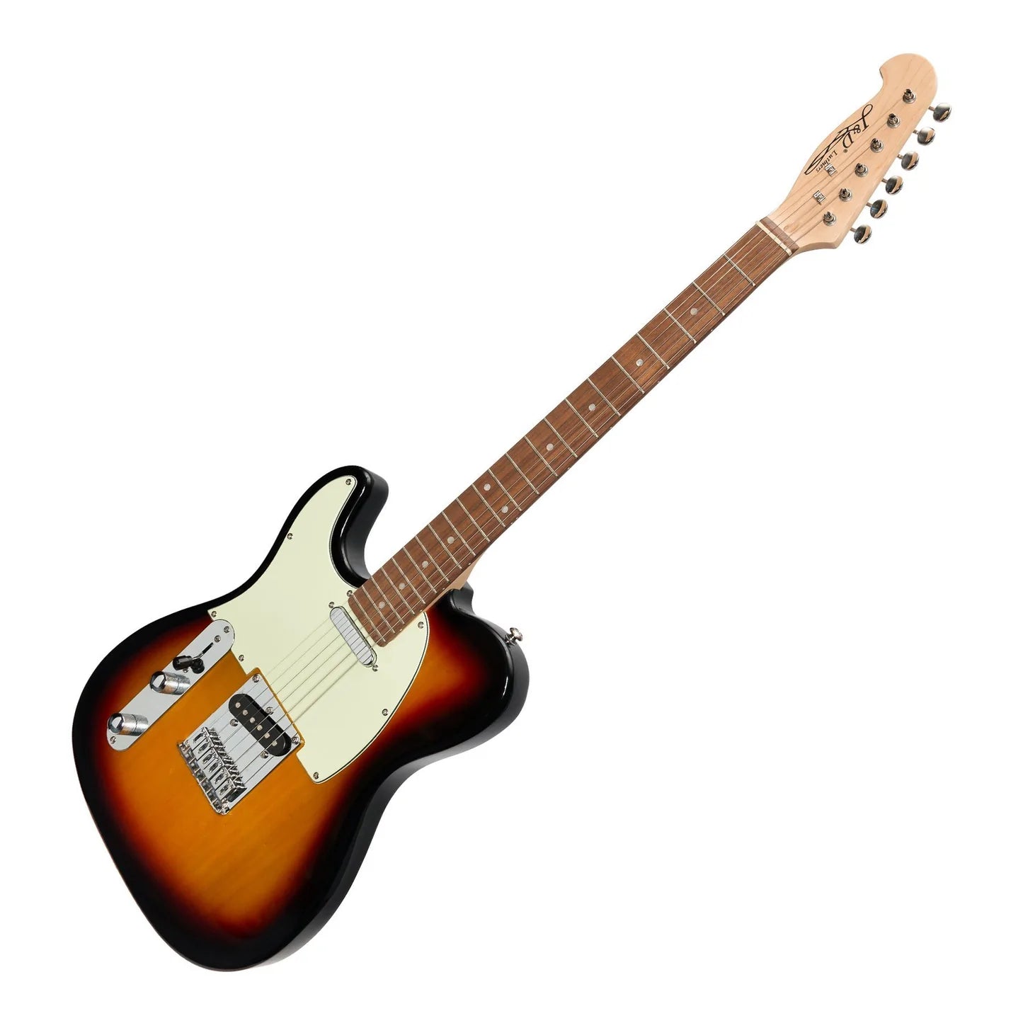 J&D Luthiers TE-Style Electric Guitar | Sunburst | Left-Handed