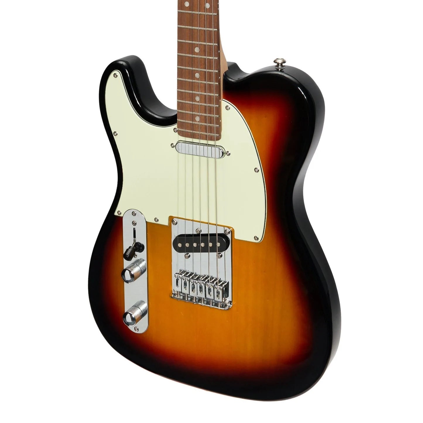 J&D Luthiers TE-Style Electric Guitar | Sunburst | Left-Handed