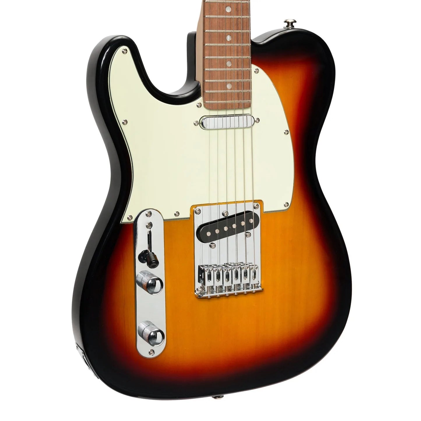 J&D Luthiers TE-Style Electric Guitar | Sunburst | Left-Handed