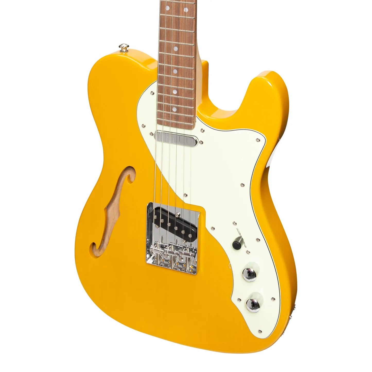 J&D Luthiers Thinline TE-Style Electric Guitar | Butterscotch