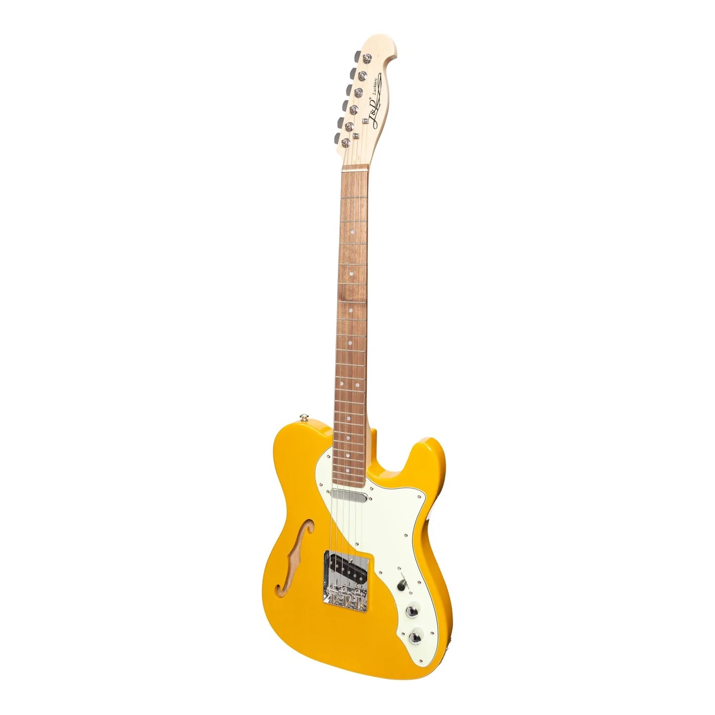 J&D Luthiers Thinline TE-Style Electric Guitar | Butterscotch