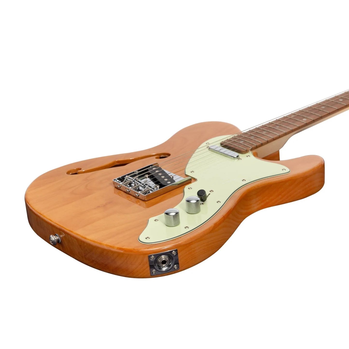 J&D Luthiers Thinline TE-Style Electric Guitar | Natural Gloss