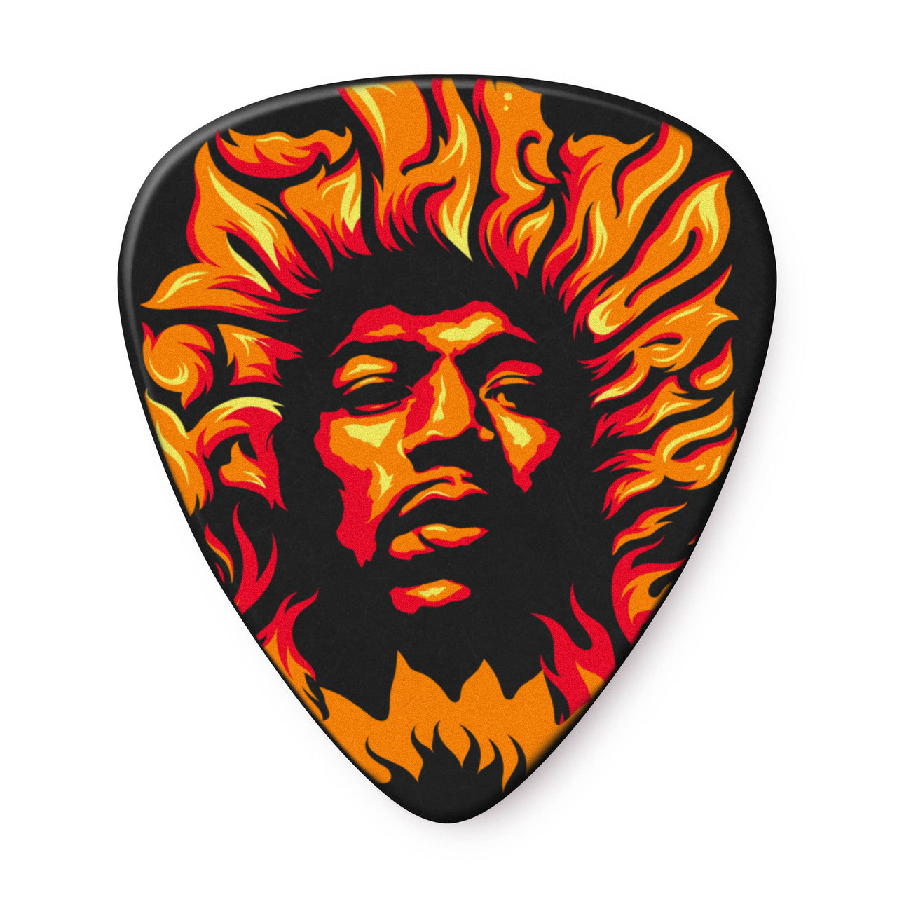 Dunlop Artist Series | Jimi Hendrix™ '69 Psych Series Voodoo Fire Guitar Pick | 6-Pack