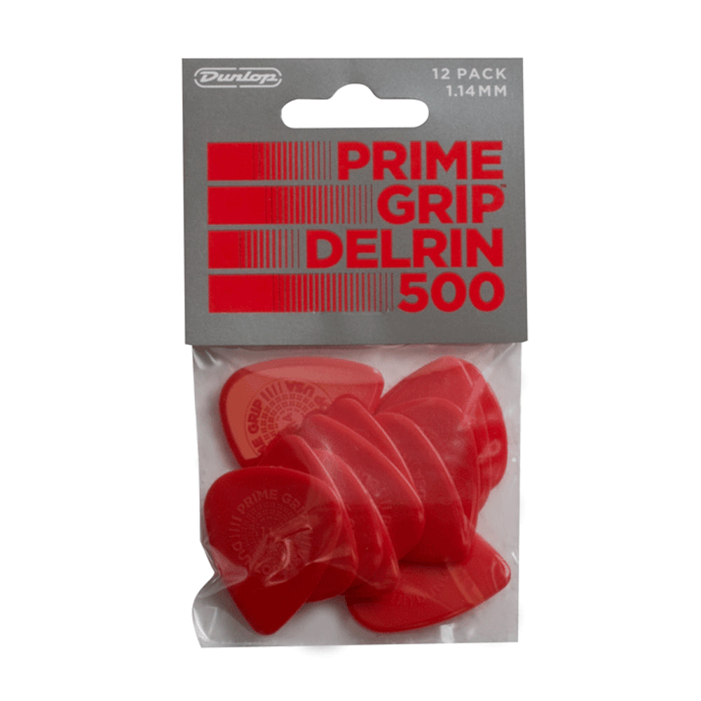 Dunlop Player's Pack | Primegrip® Delrin 500 Pick 1.14mm | 12-Pack