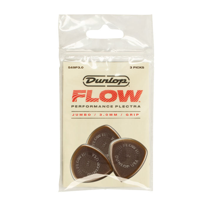 Dunlop Player's Pack | Flow® Jumbo Grip Pick 3.0mm | 3-Pack