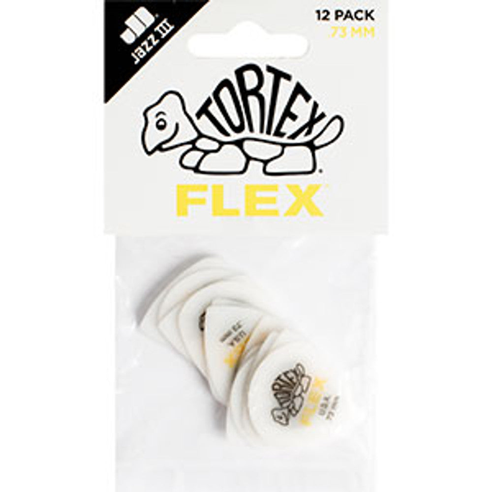 Dunlop Player's Pack | Tortex® Flex™ Jazz III Pick .73mm | 12-Pack