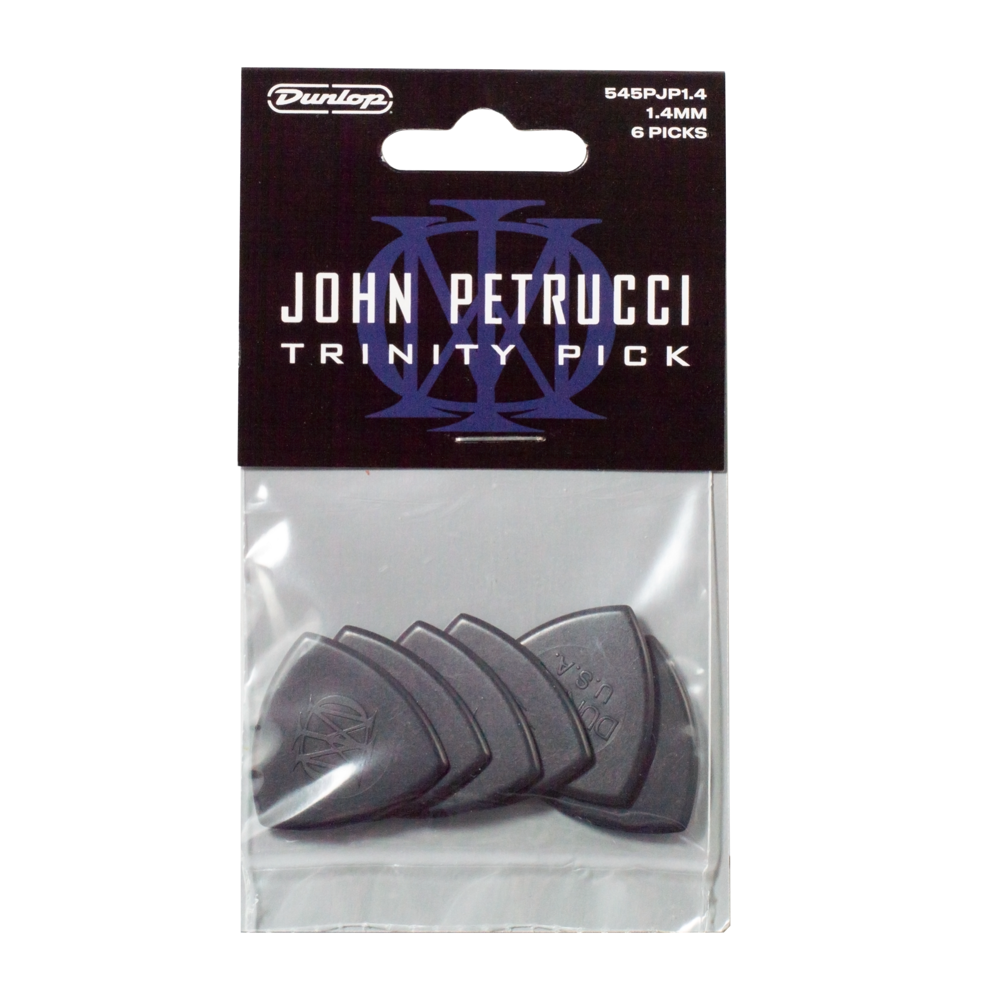 Dunlop Artist Series | John Petrucci Flow® Jazz III Trinity Pick 1.4mm | 6-Pack