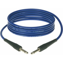 KLOTZ 003M INSTRUMENT CABLE BLUE NICKEL CONNECTORS