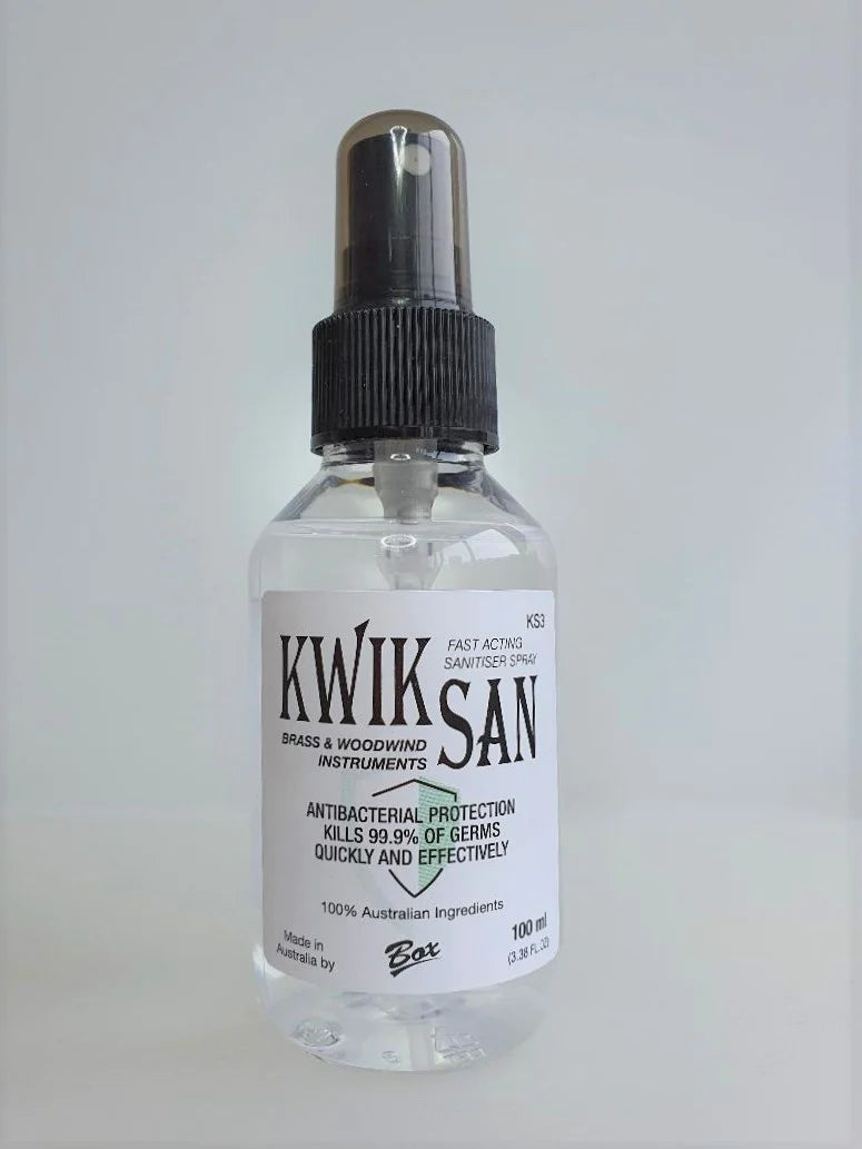 Kwik San Sanitiser Spray for Brass & Woodwind | 100ml