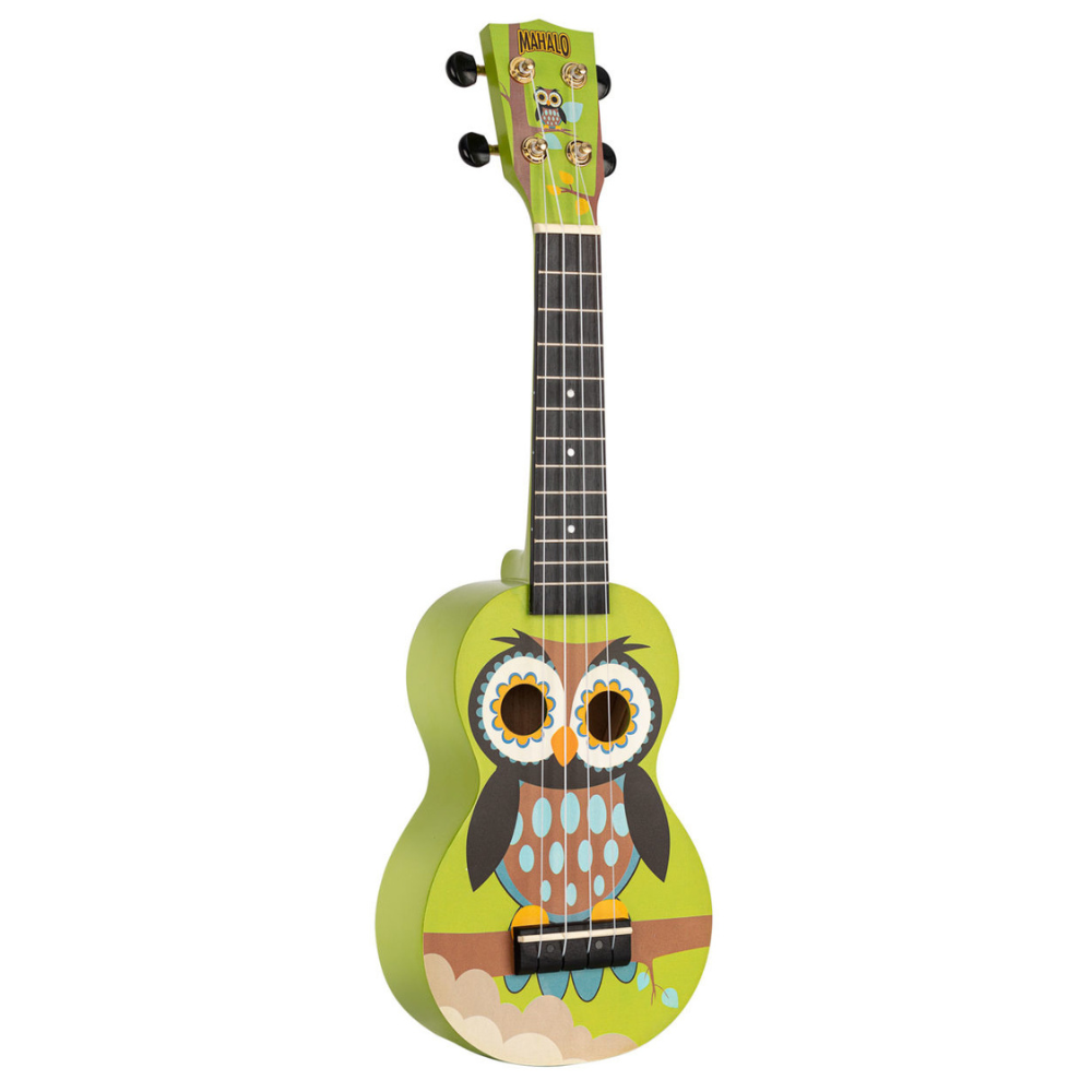 Mahalo | Art Series | Soprano Ukulele | Owl