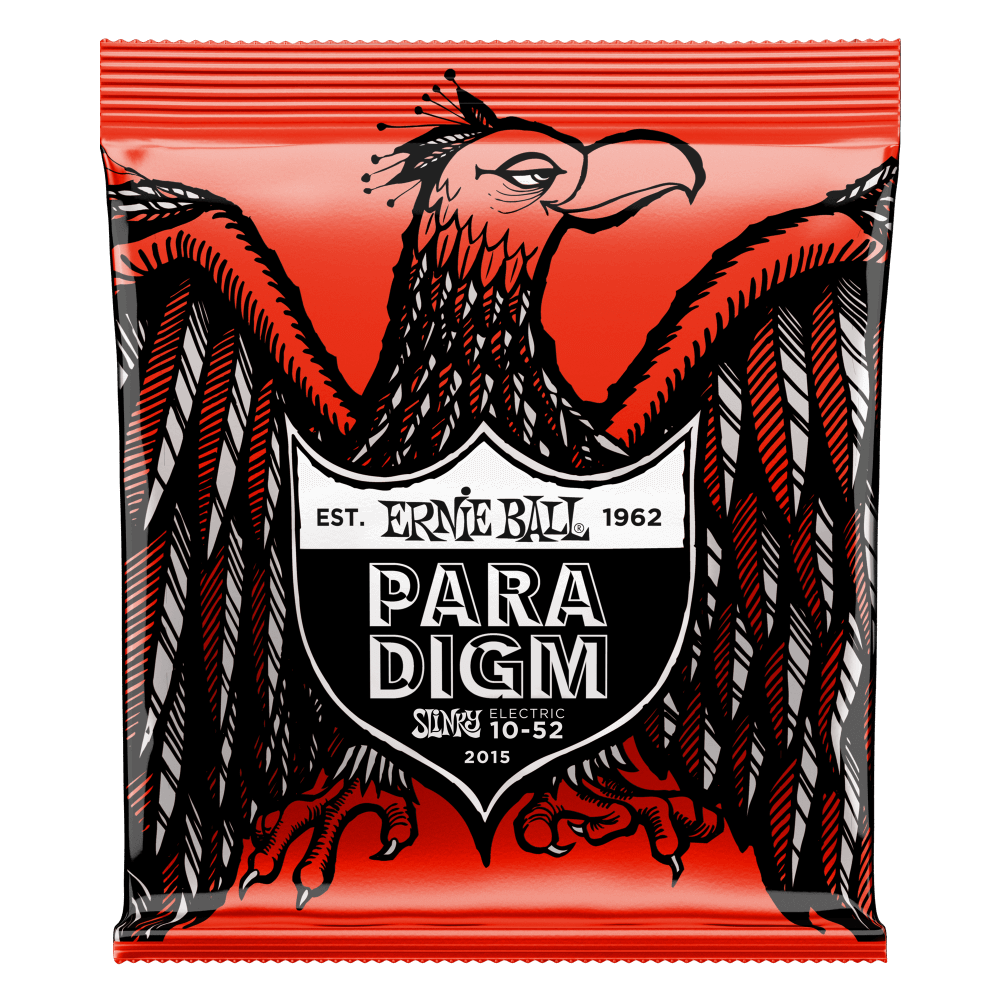 Ernie Ball P02015 Skinny Top Heavy Bottom Slinky Paradigm Electric Guitar Strings 10-52 Gauge