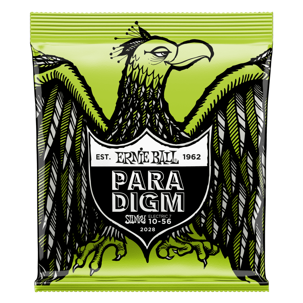 Ernie Ball P02028 Regular Slinky Paradigm 7-string Electric Guitar Strings 12-56 Gauge