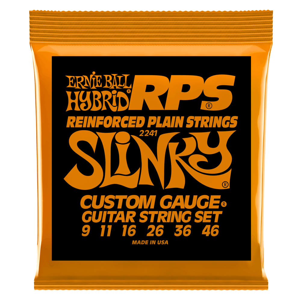 Ernie Ball P02241 Hybrid Slinky RPS Nickel Wound Electric Guitar Strings 9-46 Gauge