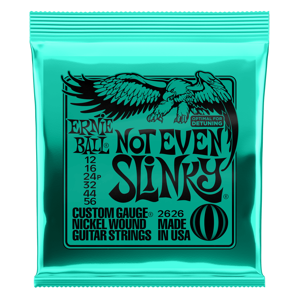 Ernie Ball P02626 Not Even Slinky Nickel Wound Electric Guitar Strings 12-56 Gauge