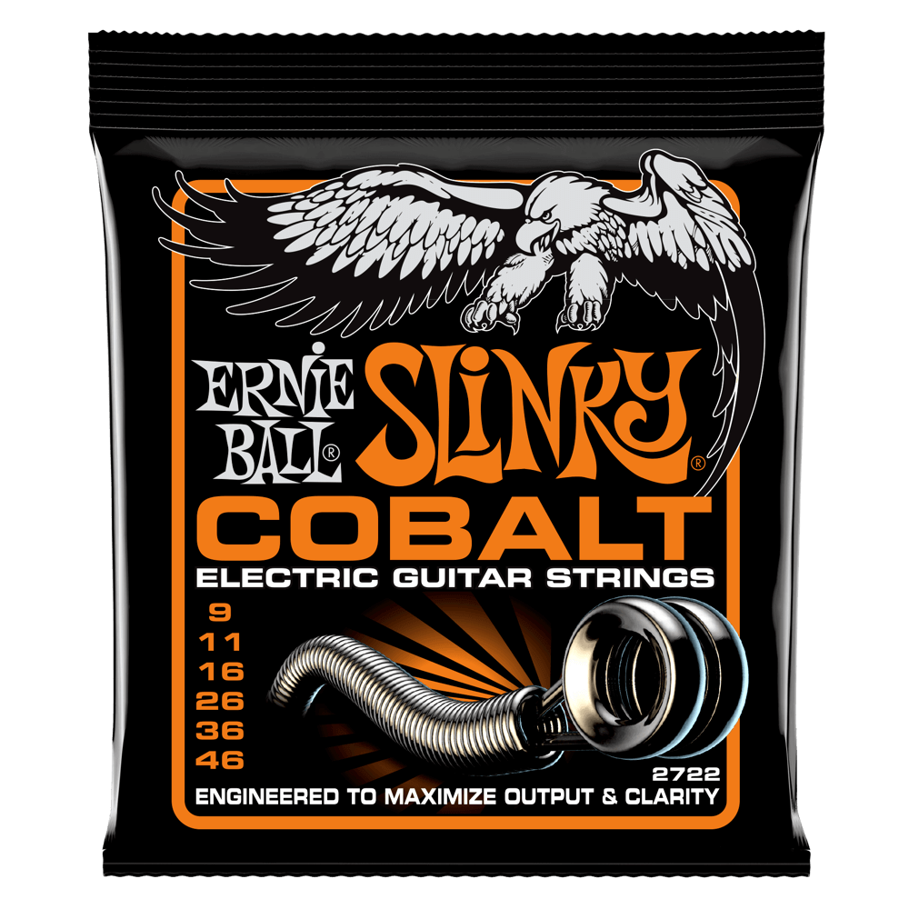 Ernie Ball P02722 Hybrid Slinky Cobalt Electric Guitar Strings 9-46 Gauge