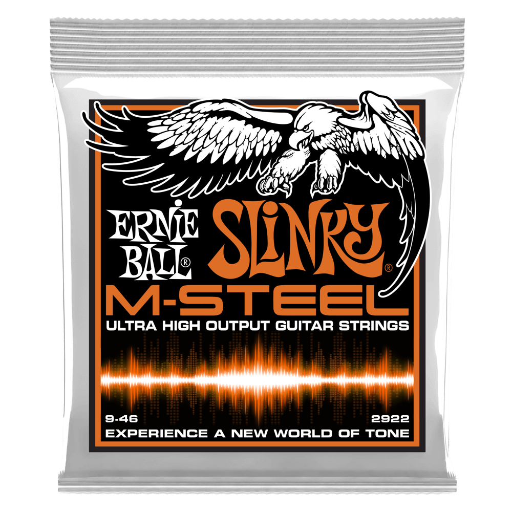 Ernie Ball P02922 Hybrid Slinky M-Steel Electric Guitar Strings 9-46 Gauge