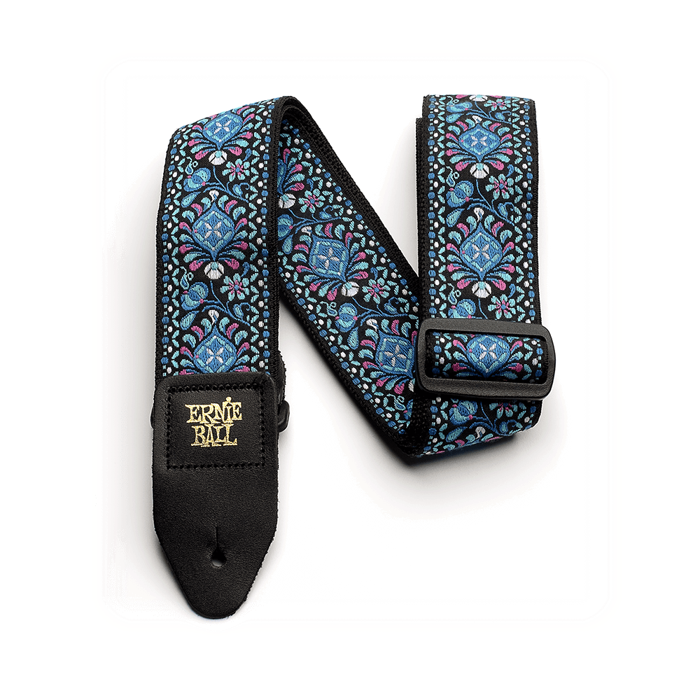 Ernie Ball P04097 Jacquard Strap | Indigo Orchard