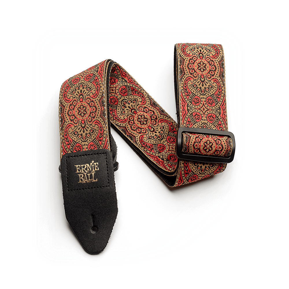 Ernie Ball P04162 Jacquard Strap | Crimson Paisley