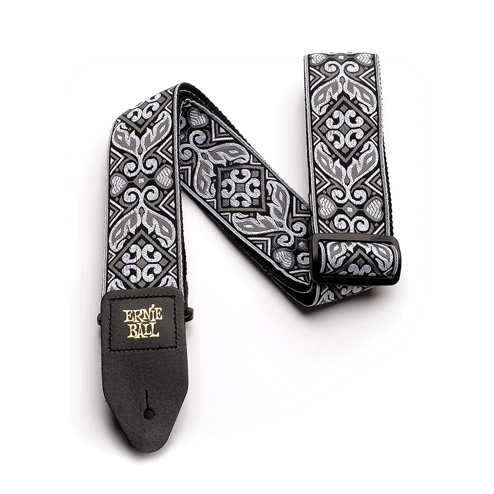 Ernie Ball P04166 Jacquard Strap | Tribal Silver