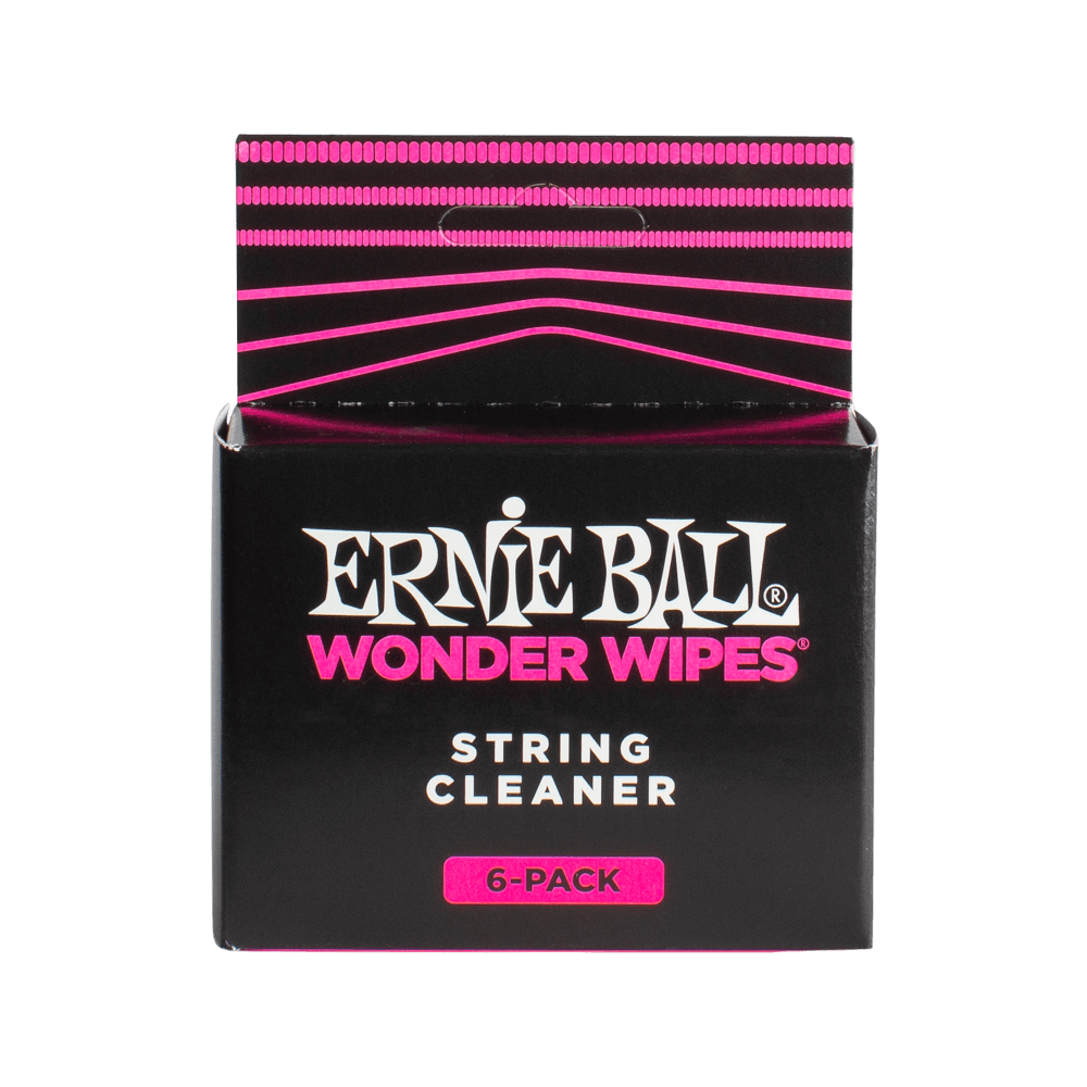 Ernie Ball P04277 Wonder Wipes String Cleaner 6 Pack